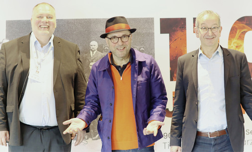 Die Zukunft fest im Blick: Jörg Knapp, Dipl.-Jng. FH, FV SHK BW; Max Thinius, Futurologe; Wolfgang Becker, Hauptgeschäftsführer FV SHK BW. - © Foto: FV SHK BW
