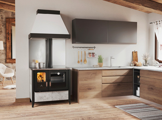 © Foto: Rizzoli Herd „N94“ ist in den Varianten Stahl, Keramik und Naturstein erhältlich.